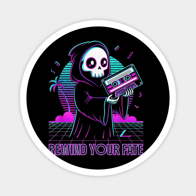 Rewind Your Fate Magnet by Designed By Marty